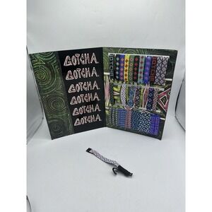 Vintage‎ Gotcha Bracelet Adult Unisex Surf Skate Braided Wrap Multi 80s 90s